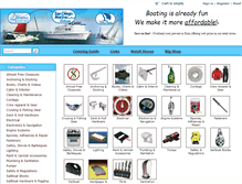 Tablet Screenshot of downwindmarine.com